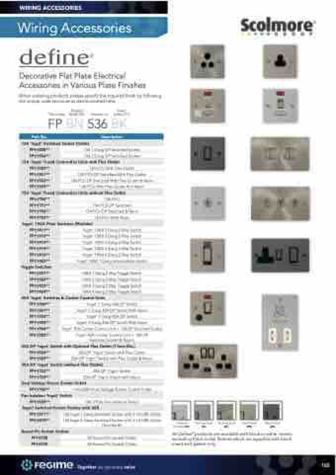 Regent Electrical Product Guide